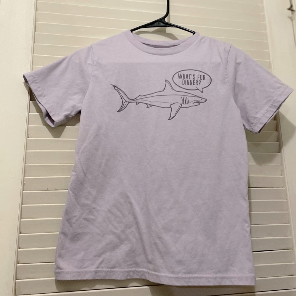 Big Boy Purple Short Sleeve Tee/ Size 10/12 EUC